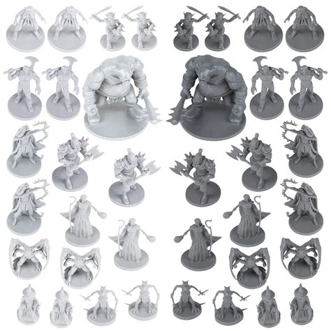 Buy Path Gaming 38 Miniatures Fantasy Op Rpg Figures For Dungeons And