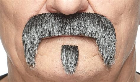Mustaches Self Adhesive Grandpas Fake Mustache Novelty False Facial Hair Costume