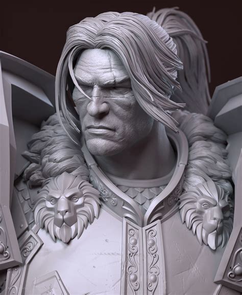Artstation King Varian Wrynn Farhad Nojumi Warcraft Art World Of