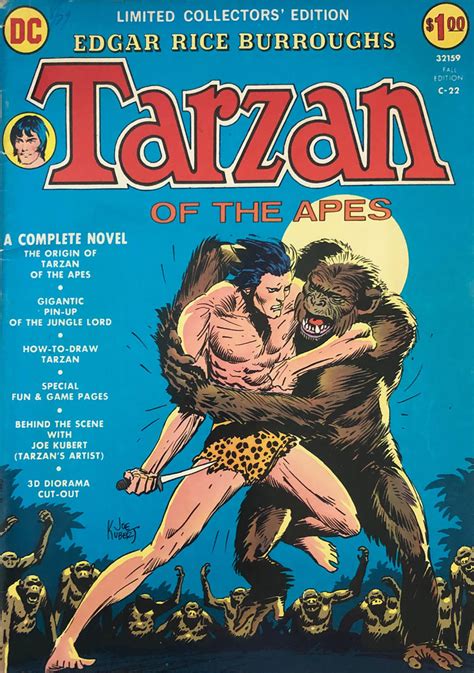 Dc Comics Tarzan Of The Apes C 22 Limited Collectors Edition Vintage Comic 1973 At Wolfgang S