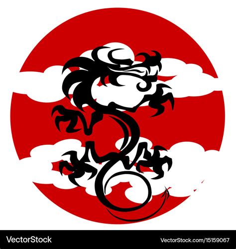 Japanese Dragon Svg