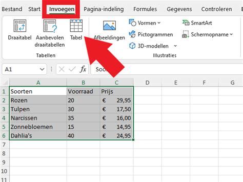 Een Tabel Maken In Excel In Eenvoudige Stappen Hand Vrogue Co