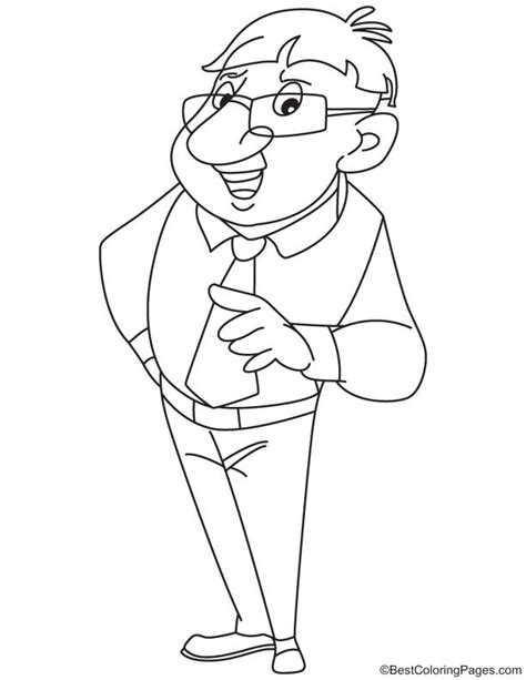 Click the best teacher coloring pages to view printable version or color it online (compatible with ipad and android tablets). Old teacher coloring page | Download Free Old teacher ...