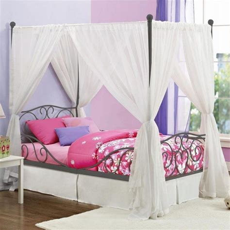 Turn any bed into a cosy canopy bed using curtains and ceiling rails. 20 Of The Most Beautiful Canopy Bed Curtains - Housely