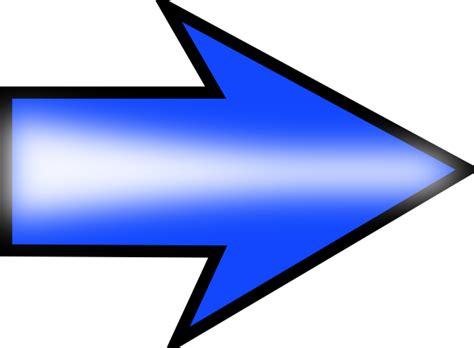 Download Arrow Blue Right clip art (106613) Free SVG Download / 4 ...