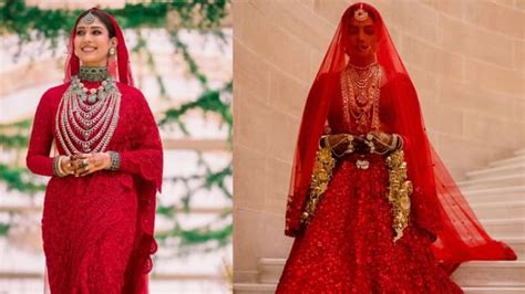 nayanthara red saree bridal look is inspirational for all bride to be know her styling details