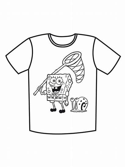Coloring Shirt Pages Printable Mycoloring Colors Bright