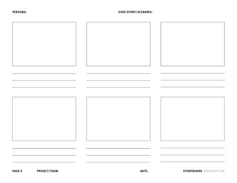 Basic Simple Storyboard Sample Hq Printable Documents