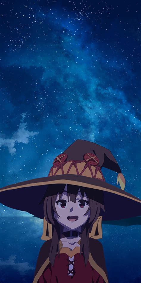 Starry Night Megumin Konosuba 1080x2160 1080x2160 Konosuba