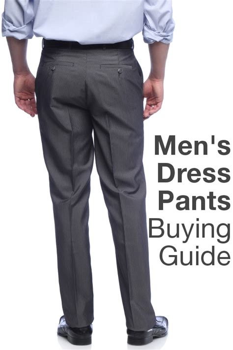 Mens Dress Pants Buying Guide