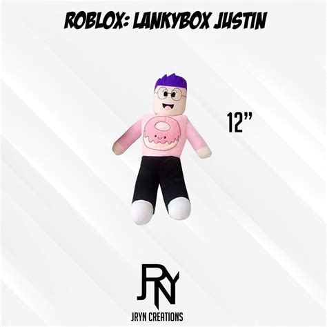 Roblox Lankybox Justin Skin Stuffed Toy Plushie Lazada Ph