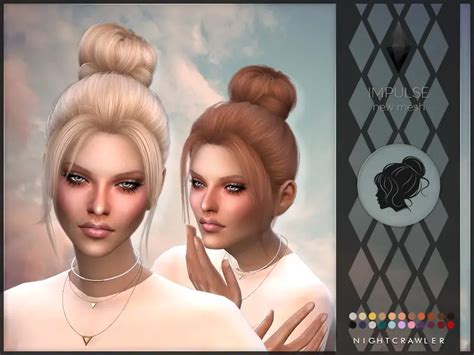 The Sims Resource Impulse Hair By Nightcrawler Sims 4 Hairs