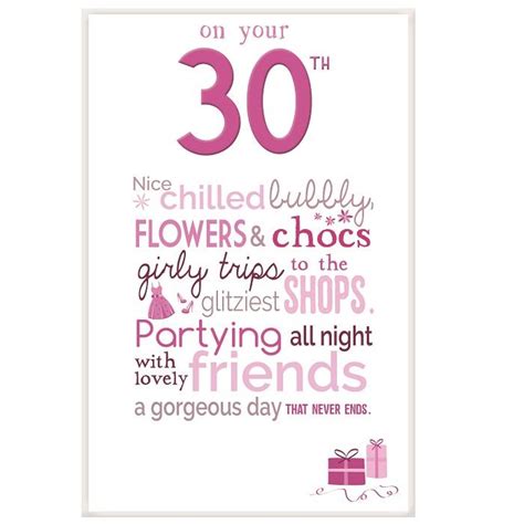 What better way to send joy than with any of these funny 30th birthday memes to brighten someone's special day. Little Thoughts 30th Birthday Female Greeting Card