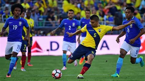 The reigning copa america champs are running away with qualifying. Brazil vs Ecuador In Copa America Centenario