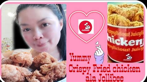 Crispy Fried Chicken Like Jollibee Youtube