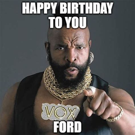 Happy Birthday Ford Wishes Images Cake Memes 