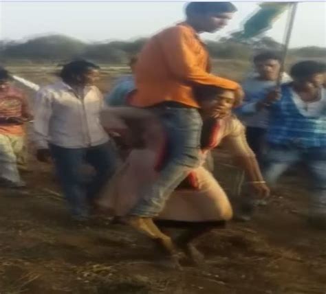 Mp Woman Forced To Carry Husband On Shoulders As Punishment For Alleged Affair