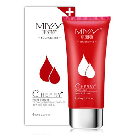Cherry Facial Cleanser Plant Extract Facial Deep Cleansing Rich Foaming