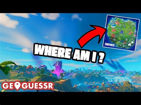 I Played The Fortnite Geoguessr But In Chapter Youtube