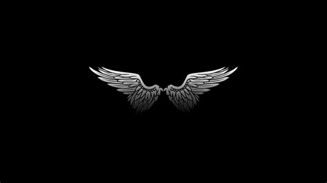 Download 50+ free full black wallpapers and hd background images for any phone, pc,. angels wings black minimalistic simple black background ...