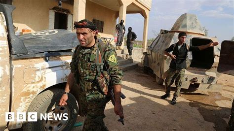 Syria Conflict Kurdish Ypg Militia To Leave Manbij Bbc News