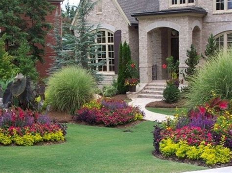 Try mixing it up by creating a rock garden with large rocks, river rocks and small stones for a layered look. Brick house windows - Google Search | Front yard ...