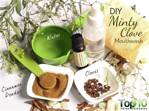 Diy Minty Clove Mouthwash Mouthwash Home Health Remedies Home Remedies