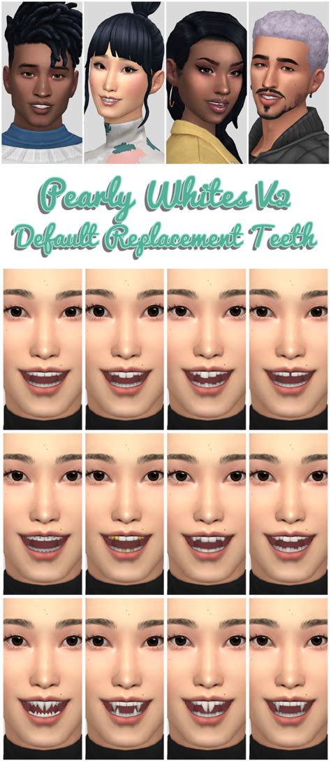 Pearly Whites V2 Default Replacement Teeth Ice Creamforbreakfast On