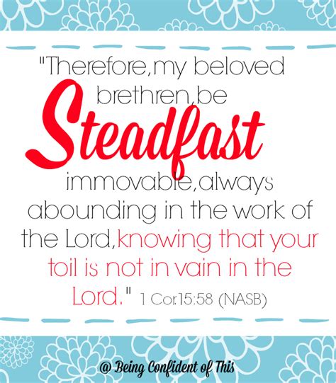 7 Scriptures For A Steadfast Heart Being Confident Of This