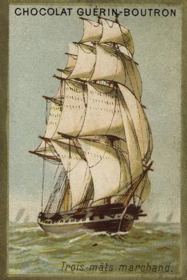 Three Masted Merchant Ship Giclee Print