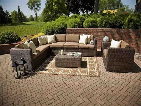 Outdoor Resin Wicker Sectional Patio Furniture Decor Ideas