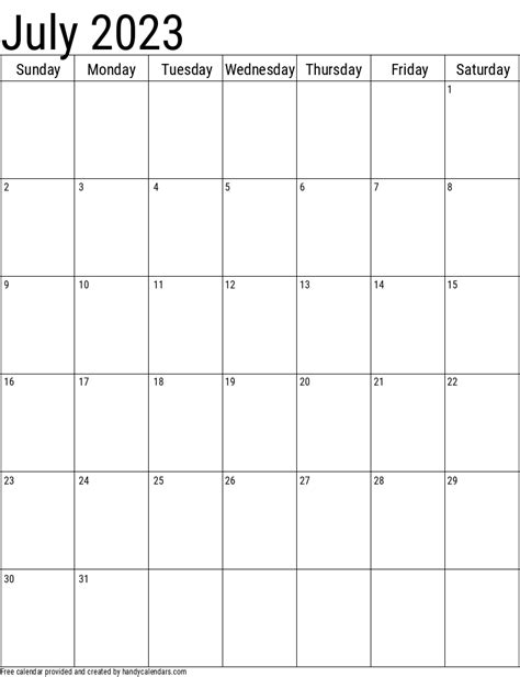 June 2023 Calendar Vertical Get Latest Map Update