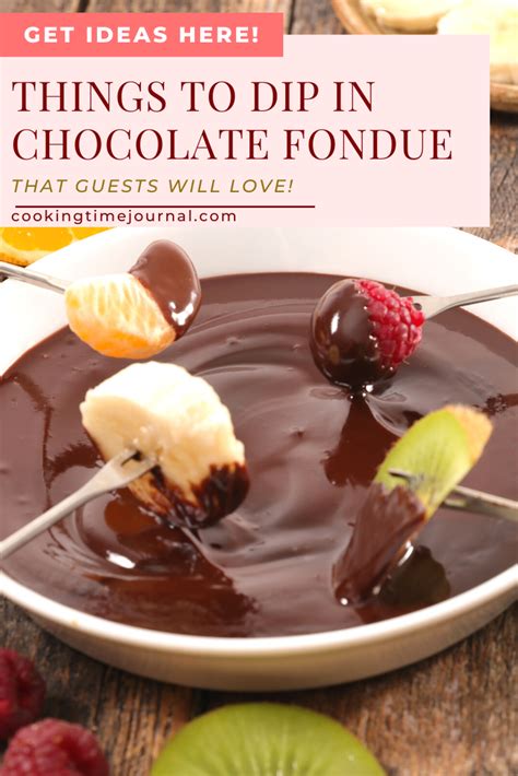 Things To Dip In Chocolate Fondue Schokofondue Schokofondue Rezept