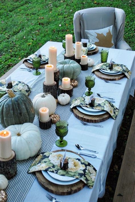 Déco table automne - organiser la party idéale en 35 idées originales