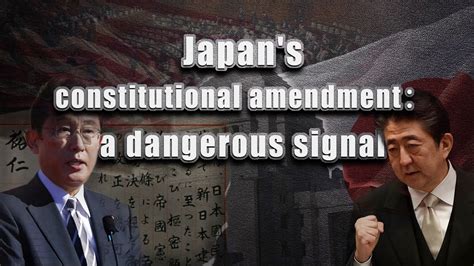 Japans Constitutional Amendment A Dangerous Signal International