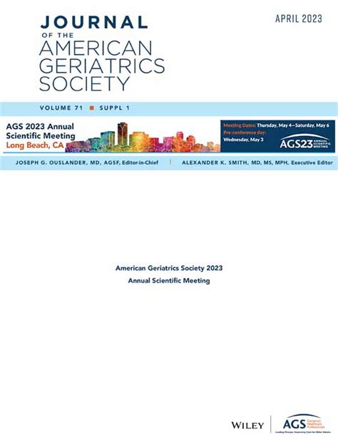 American Geriatrics Society 2023 Annual Scientific Meeting 2023