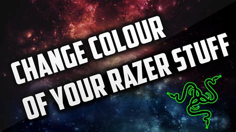 Keyboards typically come with either full rgb backlighting, single color backlighting, or no. How to change Razer Colour on Mouse, Keyboard And Mouse ...