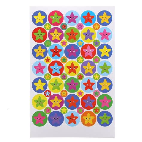 A1778899 Classmates Star Stickers 24mm And 10mm Pack Of 885 Atoz