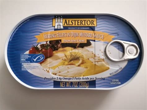 Alstertor Herring Fillets In Dijon Mustard Sauce 7 Oz Kroger