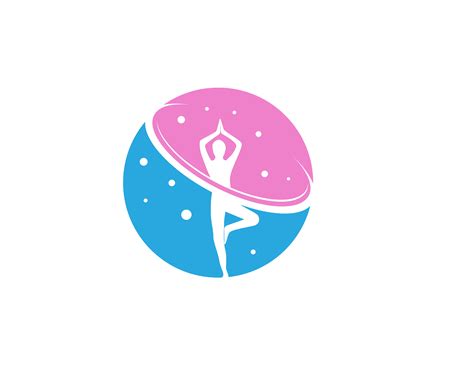 Yoga Health Logo Vector Template 626240 Vector Art At Vecteezy