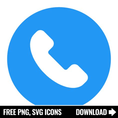 free blue phone svg png icon symbol download image