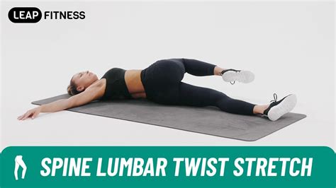 How To Do：spine Lumbar Twist Stretch Youtube