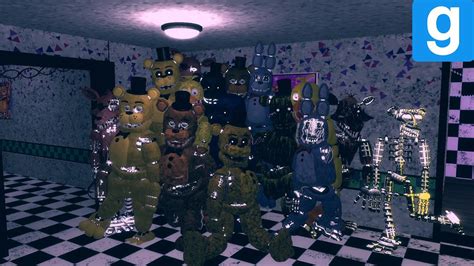 Gmod FNaF New Withered Unwithered Ragdolls YouTube