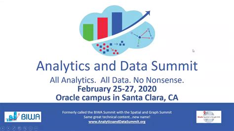 The 2020 geekwire summit takes place online from tuesday, october 13 to thursday, october 29. Must See Analytics & Data Summit 2020 - YouTube