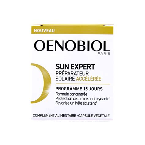 Oenobiol Sun Expert Préparateur Solaire Accélérée 15 Capsules