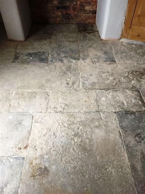 300 Year Old Flagstone Floor Restored In Bicester