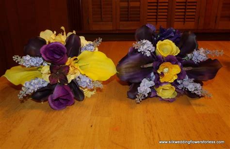 Get up to 70% off now! Sunbeam Yellow, regency purple calla Lilly set at www ...
