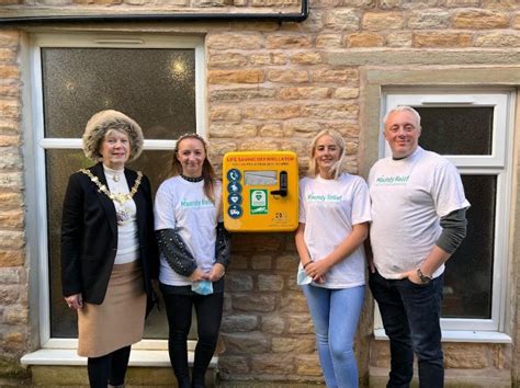 New Defibrillator Unveiled At Accrington S Maundy Relief Inyourarea News