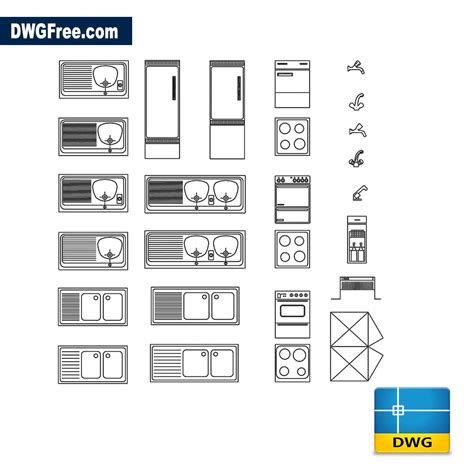 Cabinetry identifies the appeal and function of the kitchen. Blocks kitchen DWG - Download Autocad Blocks Model. AutoCad