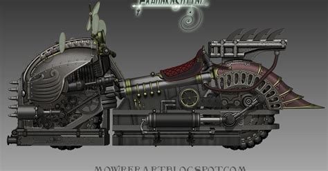 Steampunk Motorcycle 3d Completed Steampunk Motorcycle Steampunk